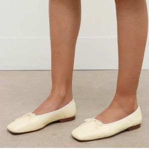 MANSUR GAVRIEL  square toe ballerina